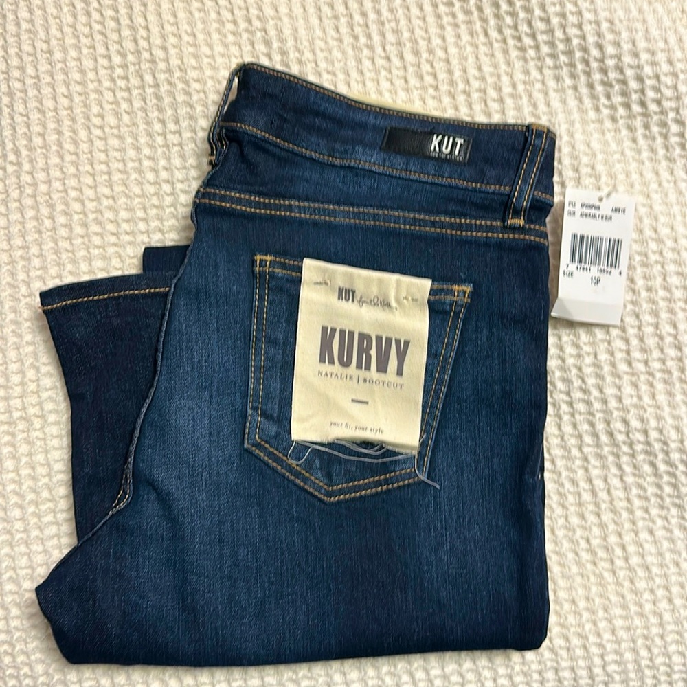 NWT Kut from the Kloth Natalie bootcut jeans 10P
